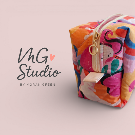 Quilted Makeup Bag - Unicorn