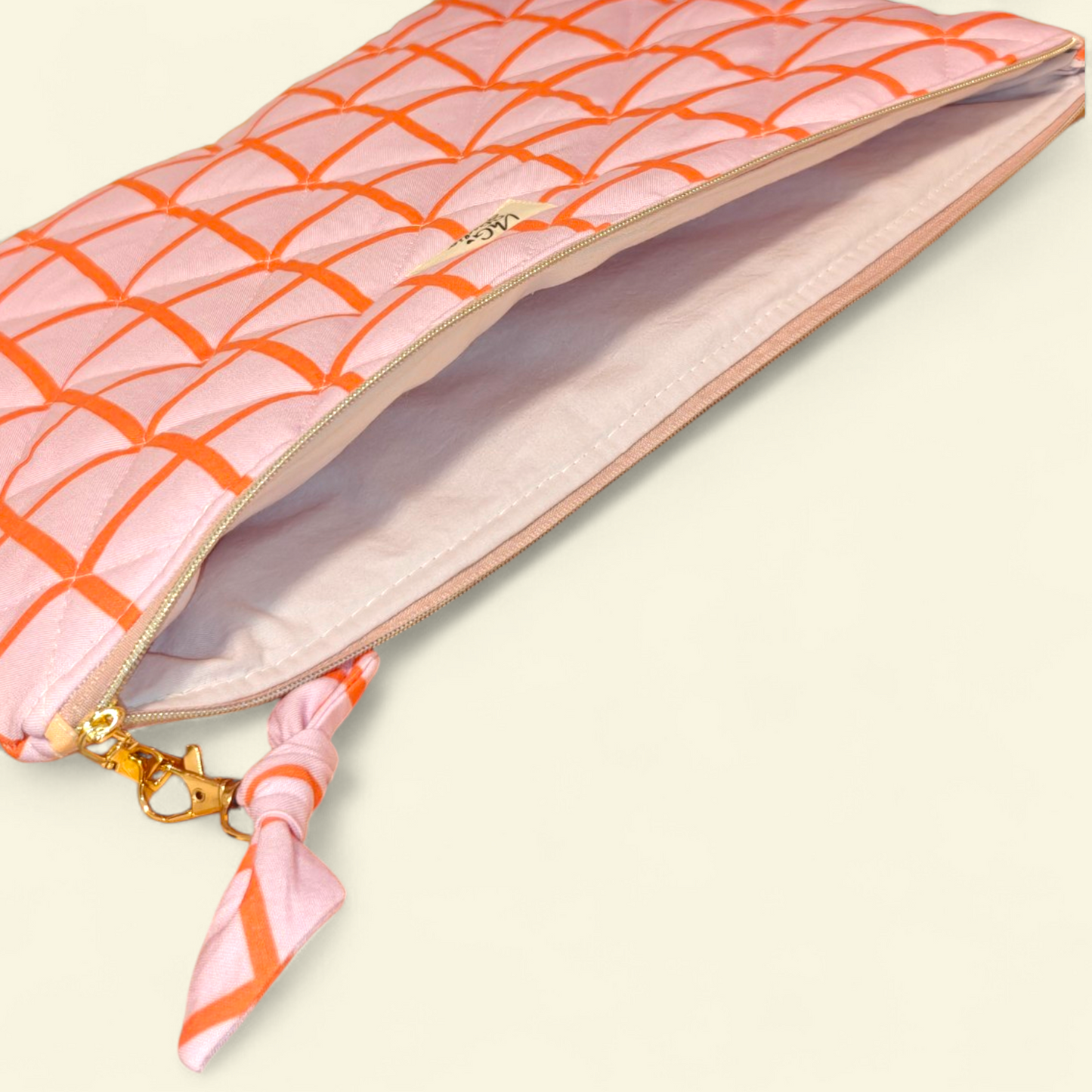Laptop Sleeve | 14-inch - Pink Red Grid