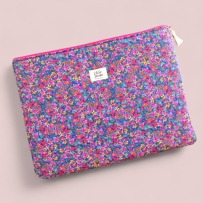 Laptop Sleeve | Multiple Sizes Available - Indigo Pinky Floral