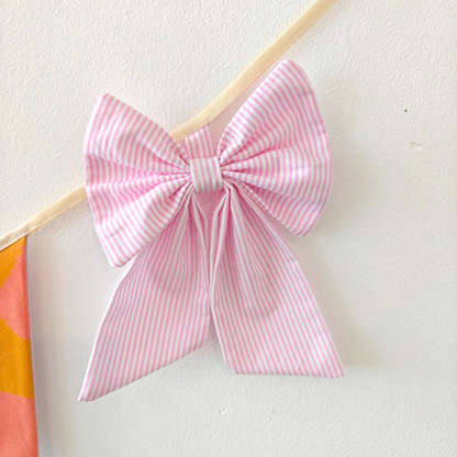 Kids Room Flags Bunting - Lavender & Tangerine