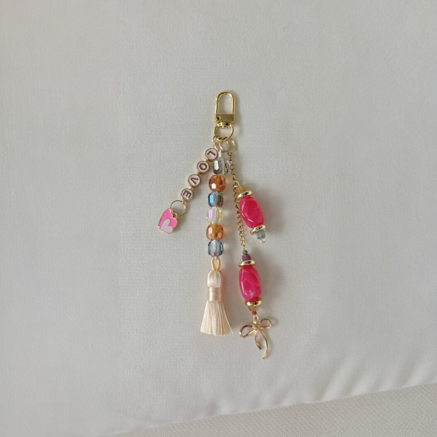 L-O-V-E Beaded Charm No. 1