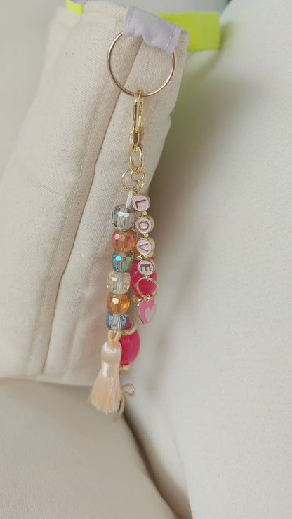 L-O-V-E Beaded Charm No. 1