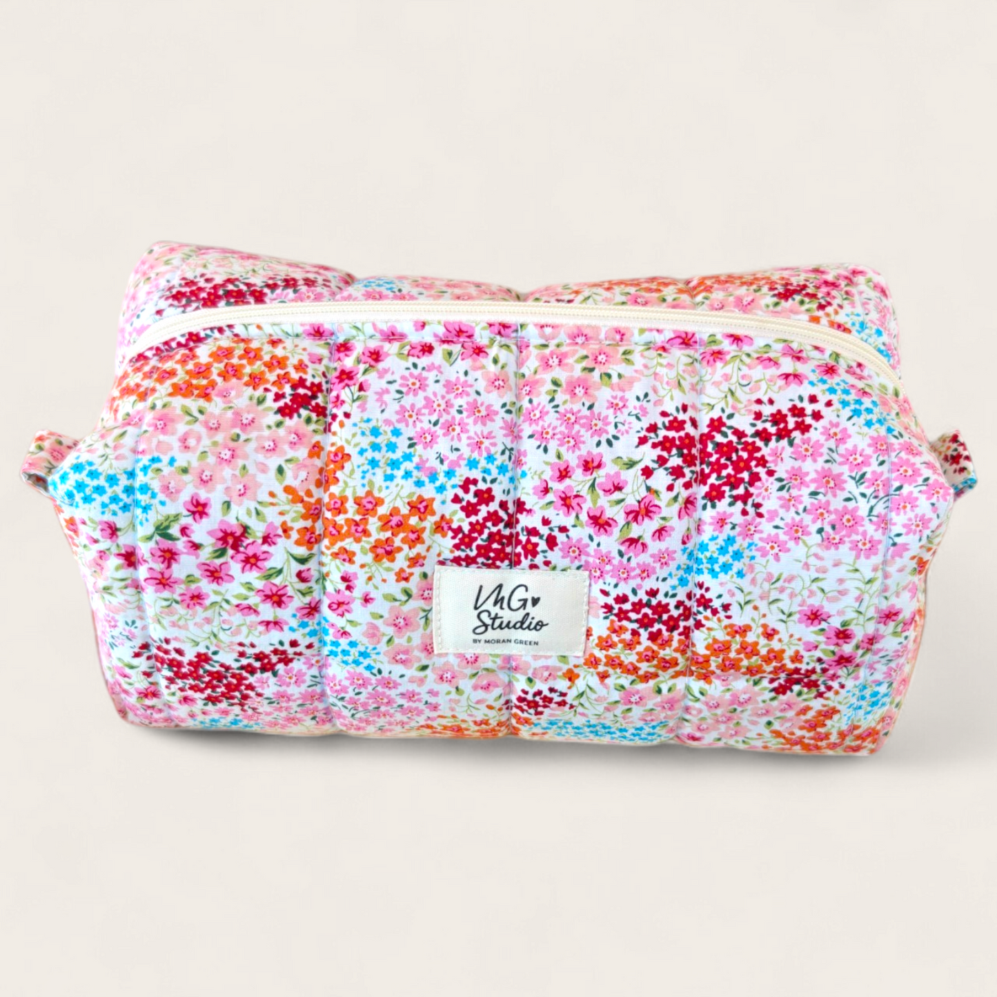 Quilted Makeup Bag - Blossom