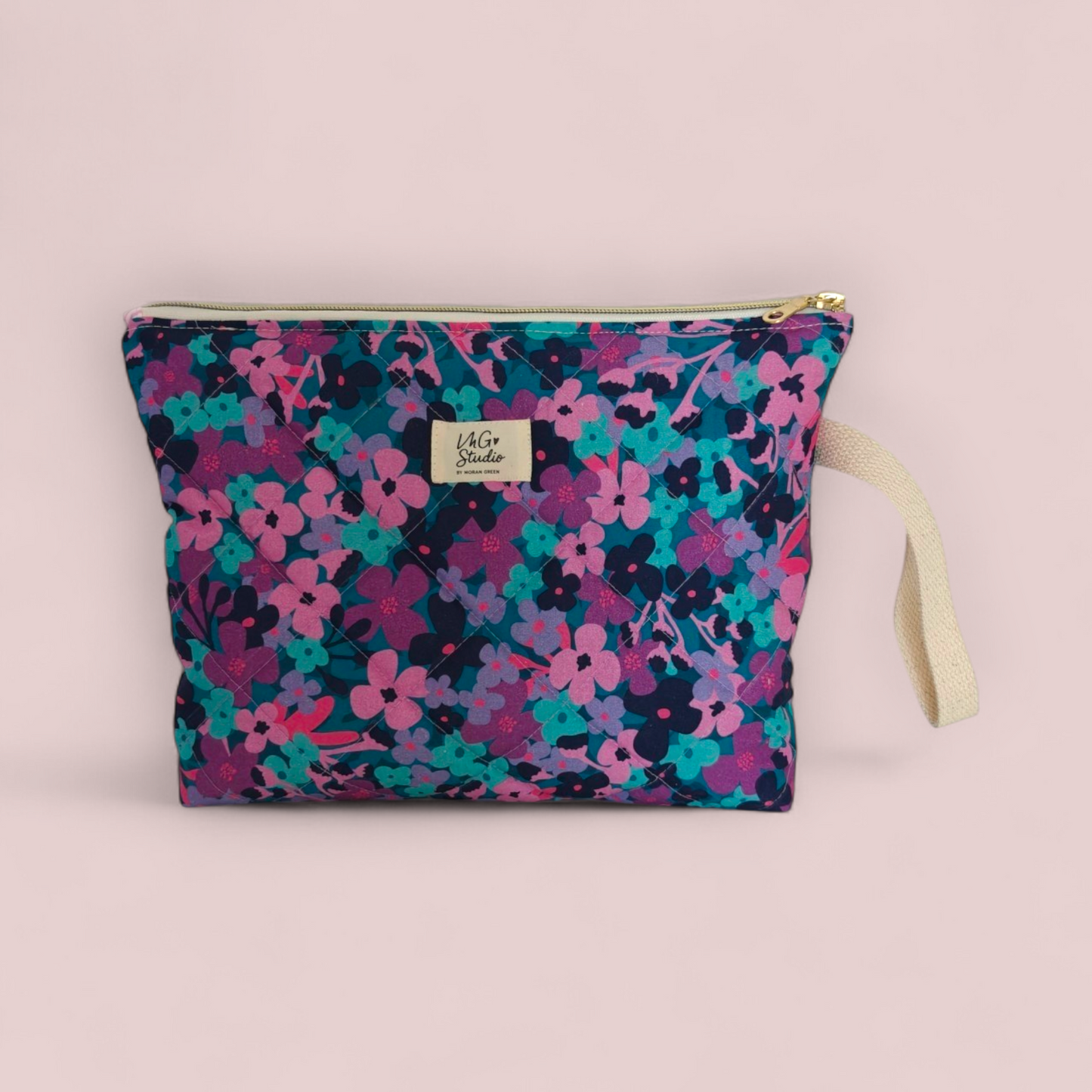 Diaper Organization Bag - Purple Floral