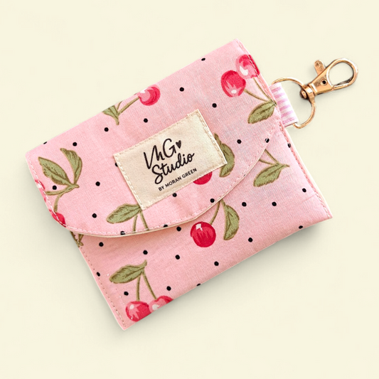 Earbud Pouch - Cherries